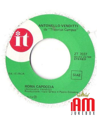 Ciao Uomo [Antonello Venditti] - Vinyle 7", 45 tours, stéréo [product.brand] 1 - Shop I'm Jukebox 