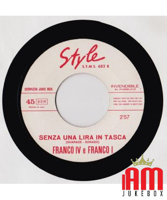 Io Vado Via [Franco IV E Franco I] - Vinyle 7", 45 RPM, Jukebox [product.brand] 1 - Shop I'm Jukebox 