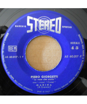 Marina   Never Forget Me [Piero Giorgetti] - Vinyl 7", 45 RPM, Single