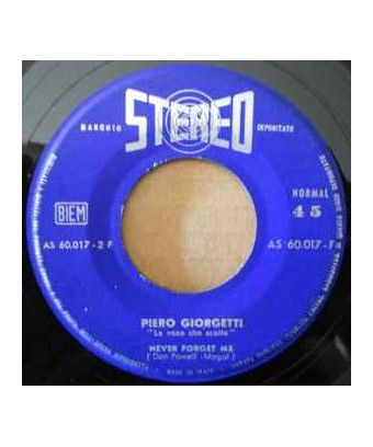 Marina Never Forget Me [Piero Giorgetti] - Vinyle 7", 45 tours, Single [product.brand] 1 - Shop I'm Jukebox 