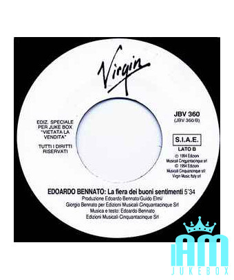 Im Namen des italienischen Volkes [Edoardo Bennato] – Vinyl 7", 45 RPM, Jukebox [product.brand] 1 - Shop I'm Jukebox 