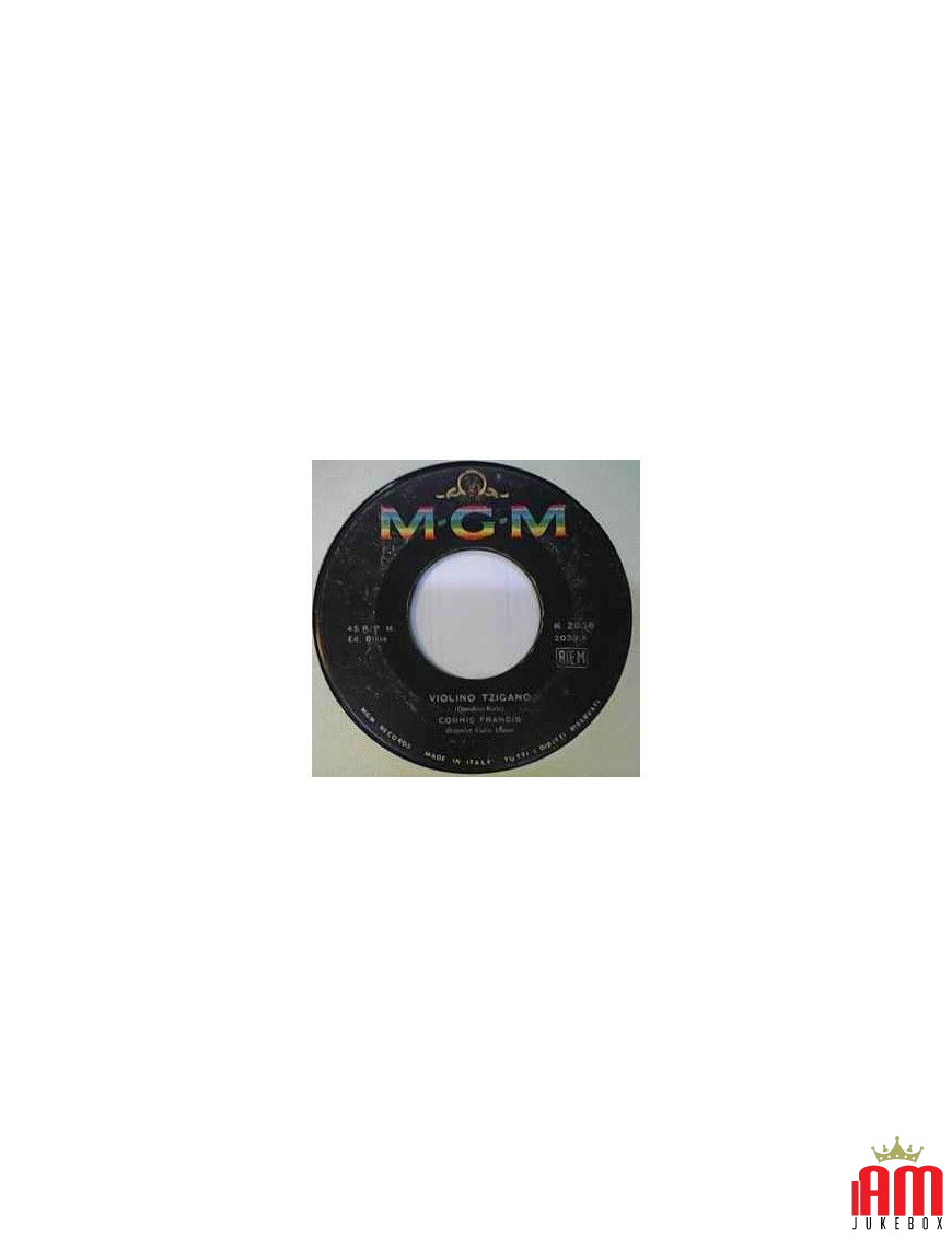 Tzigano Violin [Connie Francis] - Vinyl 7", 45 RPM [product.brand] 1 - Shop I'm Jukebox 