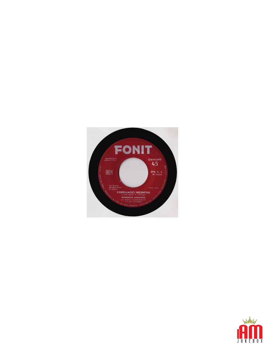 Let's Run Together Night of the Waning Moon [Domenico Modugno] – Vinyl 7", 45 RPM [product.brand] 1 - Shop I'm Jukebox 