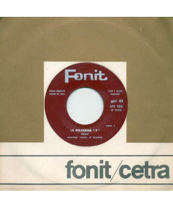 La Polverina "P" [Bianco (6)] - Vinyl 7", 45 RPM, Réédition