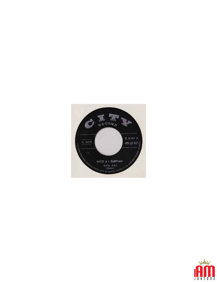 Ora Sai Parole [Nico E I Gabbiani] - Vinyl 7", 45 RPM, Reissue [product.brand] 1 - Shop I'm Jukebox 