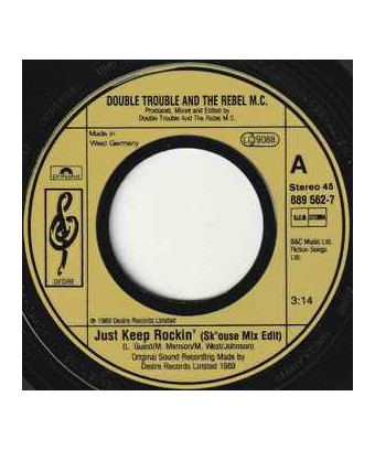 Just Keep Rockin' [Double Trouble,...] - Vinyl 7", 45 RPM, Single, Stereo