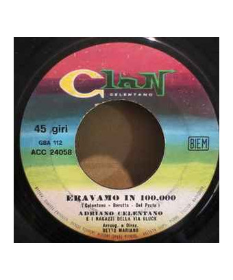 Tre Passi Avanti (N2) [Adriano Celentano] - Vinyl 7", Single, 45 RPM
