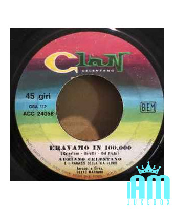 Tre Passi Avanti (N2) [Adriano Celentano] - Vinyle 7", Single, 45 tours [product.brand] 1 - Shop I'm Jukebox 