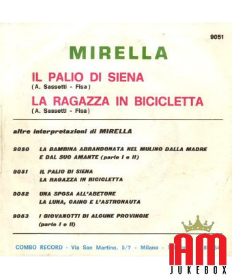 Il Palio Di Siena [Mirella] - Vinyle 7", 45 TR/MIN [product.brand] 1 - Shop I'm Jukebox 