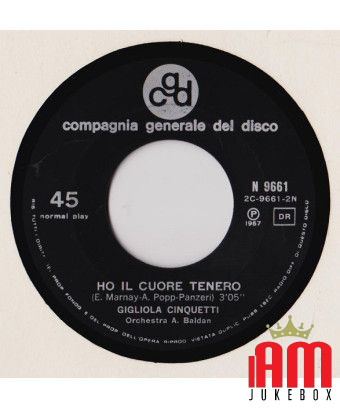 La Rosa Nera [Gigliola Cinquetti] - Vinyl 7", 45 RPM [product.brand] 1 - Shop I'm Jukebox 