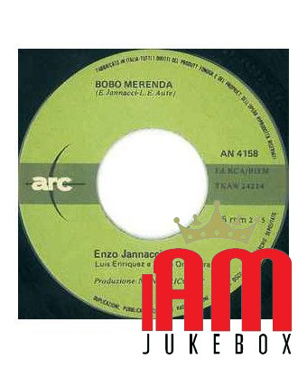 Ho Visto Un Re Bobo Merenda [Enzo Jannacci] - Vinyl 7", 45 RPM, Single, Mono [product.brand] 1 - Shop I'm Jukebox 