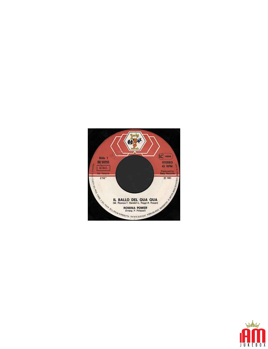 Il Ballo Del Qua Qua [Romina Power] - Vinyl 7", 45 RPM, Stereo