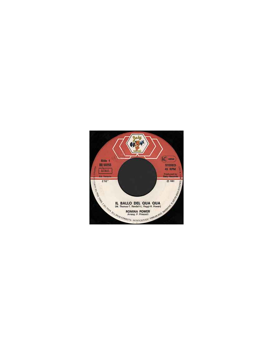 Il Ballo Del Qua Qua  [Romina Power] - Vinyl 7", 45 RPM, Stereo