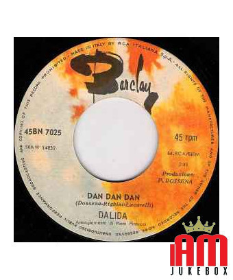 Dan Dan Dan [Dalida] - Vinyle 7", 45 tours [product.brand] 1 - Shop I'm Jukebox 