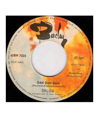 Dan Dan Dan [Dalida] - Vinyl 7", 45 RPM