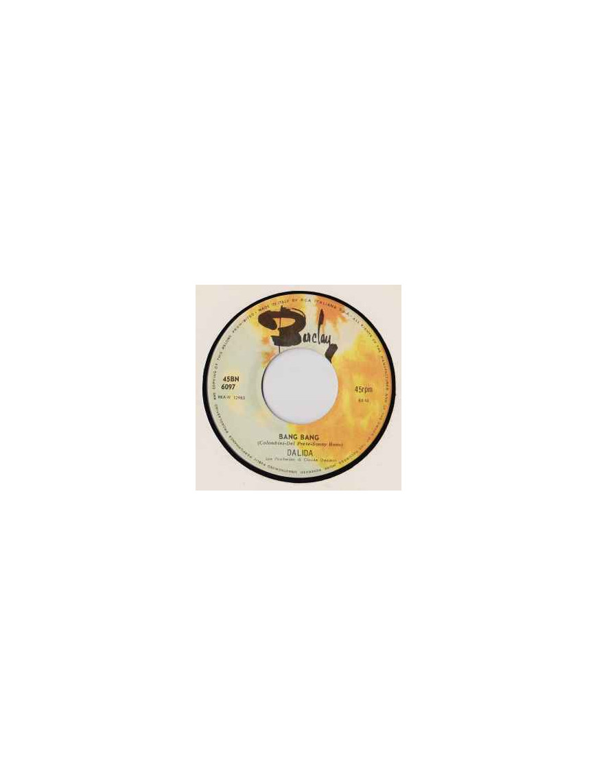 Bang Bang [Dalida] - Vinyle 7", 45 tours [product.brand] 1 - Shop I'm Jukebox 
