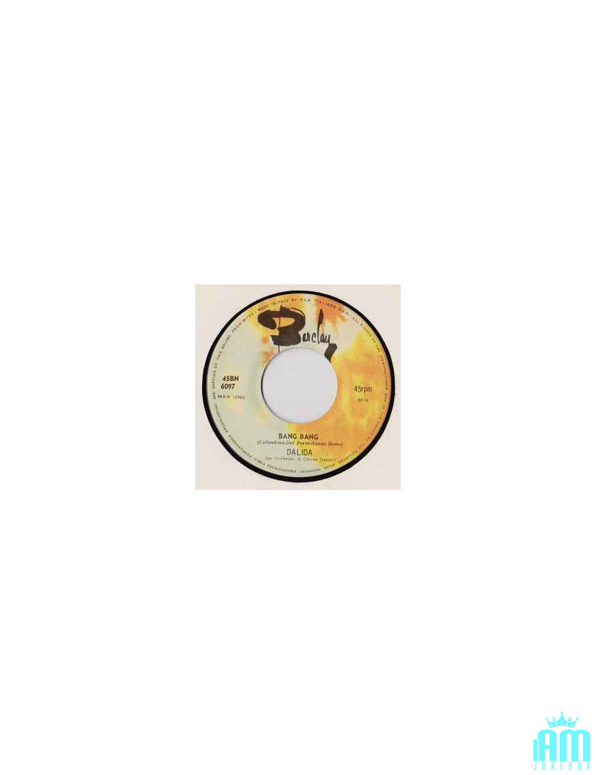 Bang Bang [Dalida] - Vinyl 7", 45 RPM [product.brand] 1 - Shop I'm Jukebox 