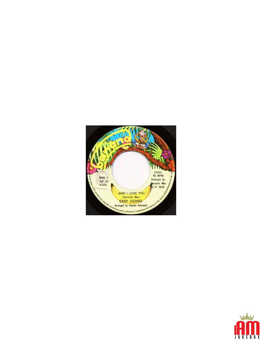 Baby I Love You Little Fairy [Easy Going] - Vinyl 7", 45 RPM, Single, Stereo [product.brand] 1 - Shop I'm Jukebox 