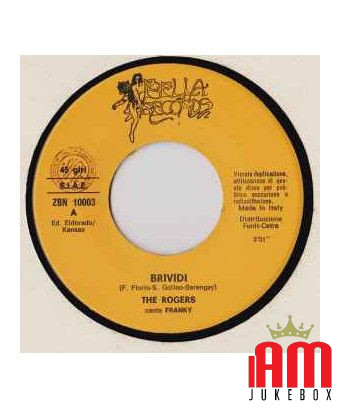 Brividi [The Rogers] - Vinyl 7", 45 RPM [product.brand] 1 - Shop I'm Jukebox 