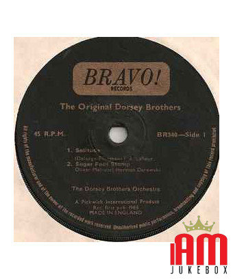 The Original Dorsey Bros. [The Dorsey Brothers] - Vinyle 7", EP