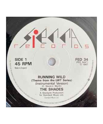 Running Wild [The Shades (44)] - Vinyl 7", 45 RPM, Single [product.brand] 1 - Shop I'm Jukebox 