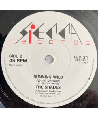 Running Wild [The Shades (44)] - Vinyl 7", 45 RPM, Single [product.brand] 1 - Shop I'm Jukebox 