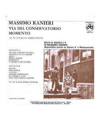 Via Del Conservatorio [Massimo Ranieri] - Vinyle 7", 45 TR/MIN [product.brand] 1 - Shop I'm Jukebox 