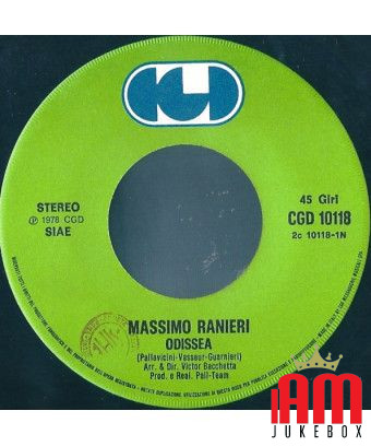 Odyssea La Faccia Del Mare [Massimo Ranieri] - Vinyl 7", 45 RPM, Stereo [product.brand] 1 - Shop I'm Jukebox 