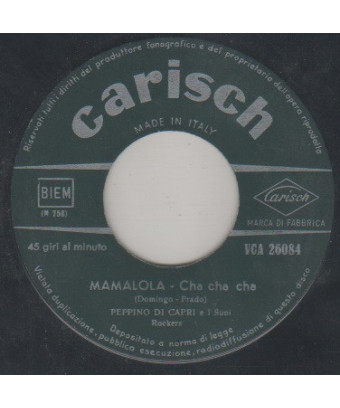 Mamalola   Lassame (Let Me Go) [Peppino Di Capri E I Suoi Rockers] - Vinyl 7", 45 RPM, Reissue