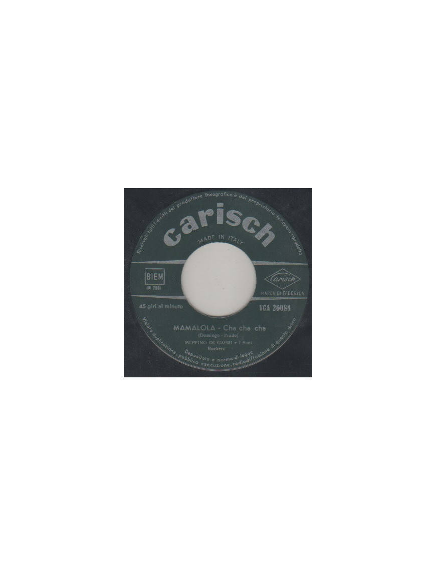 Mamalola   Lassame (Let Me Go) [Peppino Di Capri E I Suoi Rockers] - Vinyl 7", 45 RPM, Reissue