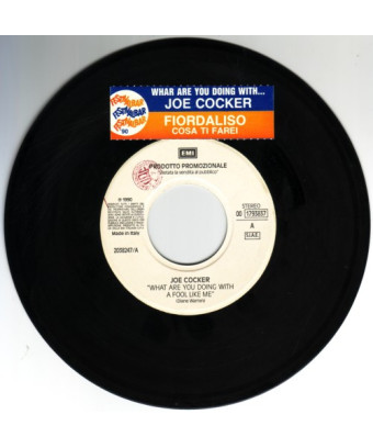What Are You Doing With A Fool Like Me   Cosa Ti Farei [Joe Cocker,...] - Vinyl 7", 45 RPM, Promo