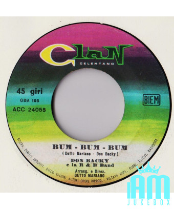 Bum Bum [Don Backy] – Vinyl 7", 45 RPM [product.brand] 1 - Shop I'm Jukebox 