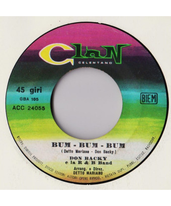 Bum Bum [Don Backy] - Vinyle 7", 45 tours