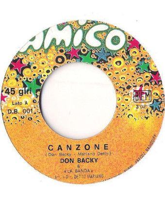 Canzone [Don Backy] - Vinyl 7", 45 RPM, Mono