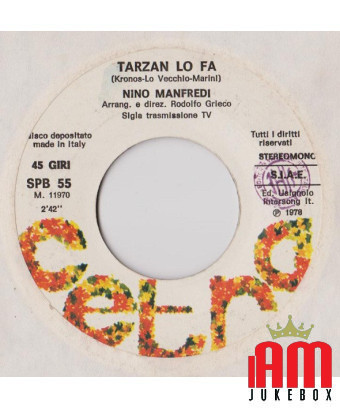 Tarzan Lo Fa [Nino Manfredi] – Vinyl 7", 45 RPM [product.brand] 1 - Shop I'm Jukebox 
