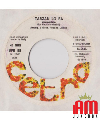 Tarzan Lo Fa [Nino Manfredi] – Vinyl 7", 45 RPM [product.brand] 1 - Shop I'm Jukebox 