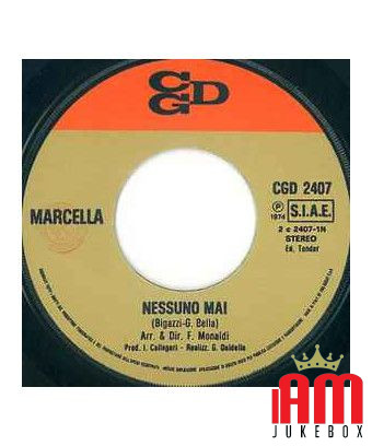 Nessuno Mai [Marcella Bella] - Vinyl 7", 45 RPM [product.brand] 1 - Shop I'm Jukebox 