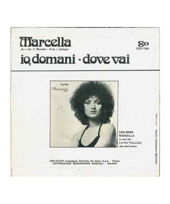 Io, Domani [Marcella Bella] - Vinyle 7", 45 tours [product.brand] 1 - Shop I'm Jukebox 