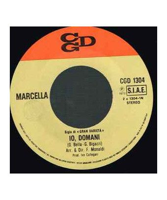 Io, Domani [Marcella Bella] - Vinyl 7", 45 RPM [product.brand] 1 - Shop I'm Jukebox 