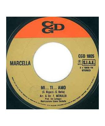 Ich... ich liebe dich... [Marcella Bella] - Vinyl 7", 45 RPM [product.brand] 1 - Shop I'm Jukebox 