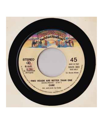 Two Heads Are Better Than One [Cube (2)] - Vinyl 7", 45 RPM, Stereo [product.brand] 1 - Shop I'm Jukebox 