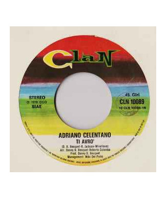 Ti Avrò [Adriano Celentano] - Vinyl 7", 45 RPM, Single