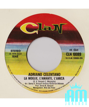I'll Have You [Adriano Celentano] – Vinyl 7", 45 RPM, Single [product.brand] 1 - Shop I'm Jukebox 