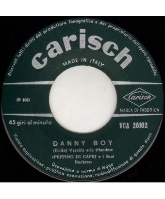 Danny Boy   Marina [Peppino Di Capri E I Suoi Rockers] - Vinyl 7", 45 RPM