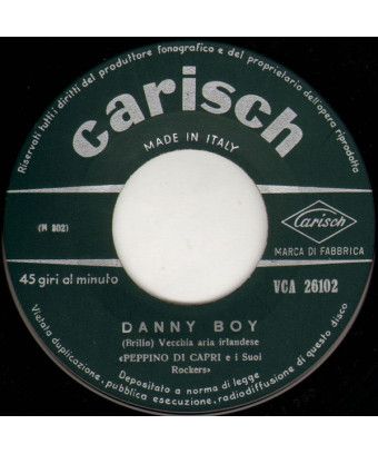 Danny Boy Marina [Peppino Di Capri EI Suoi Rockers] – Vinyl 7", 45 RPM [product.brand] 1 - Shop I'm Jukebox 