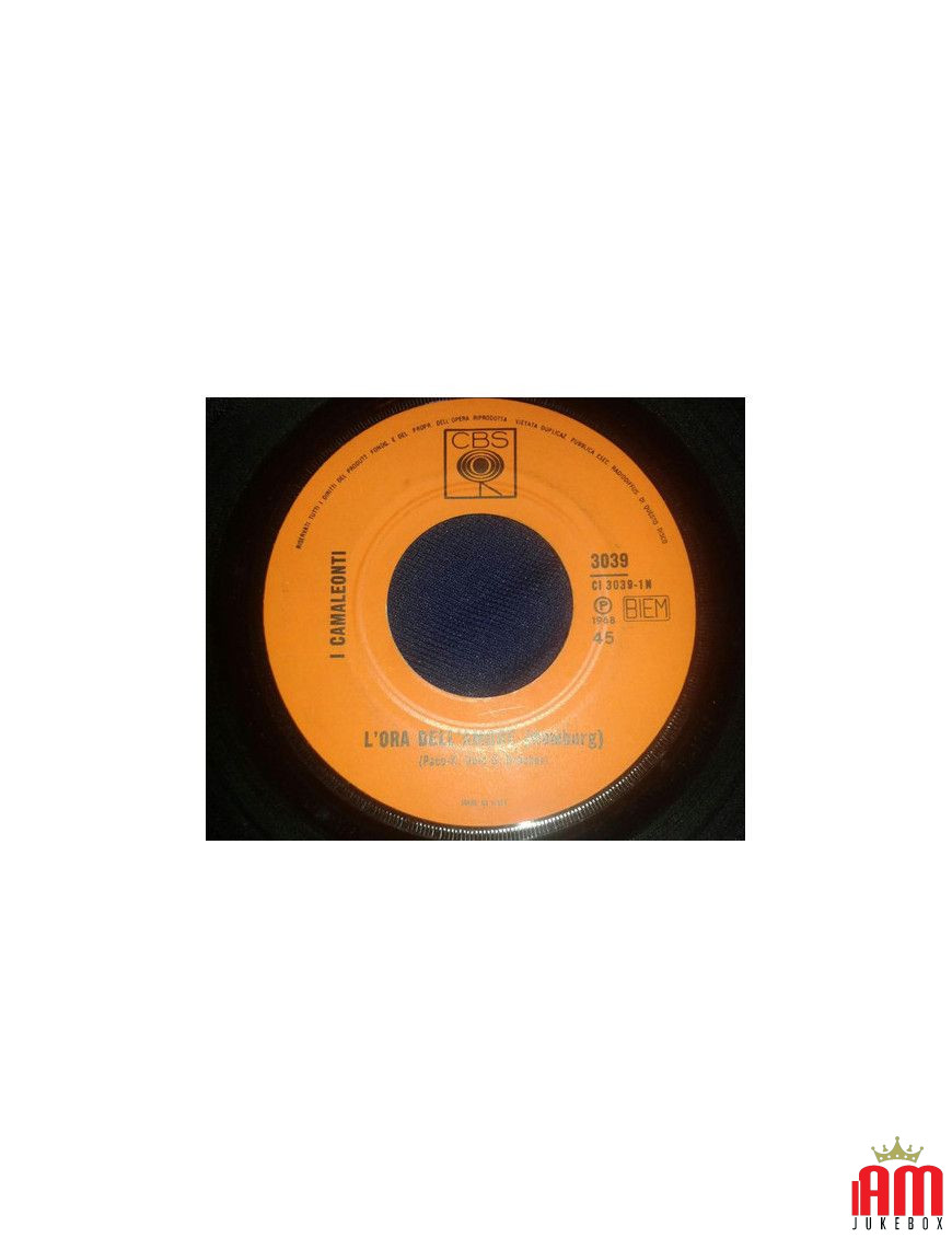 L'Ora Dell'Amore Homburg [I Camaleonti] – Vinyl 7", 45 RPM, Single, Neuauflage [product.brand] 1 - Shop I'm Jukebox 