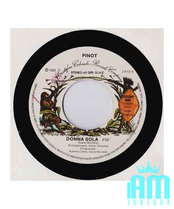 Donna Sola [Pinot] – Vinyl 7", 45 RPM, Stereo [product.brand] 1 - Shop I'm Jukebox 