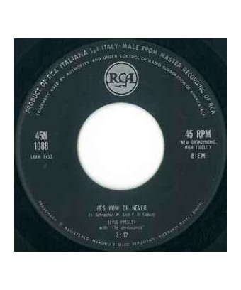 It's Now Or Never [Elvis Presley] – Vinyl 7", 45 RPM, Single [product.brand] 1 - Shop I'm Jukebox 