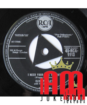 A Fool Such As II Need Your Love Tonight [Elvis Presley,...] – Vinyl 7", 45 RPM, Single [product.brand] 1 - Shop I'm Jukebox 