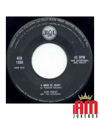 A Mess Of Blues [Elvis Presley] – Vinyl 7", 45 RPM [product.brand] 1 - Shop I'm Jukebox 